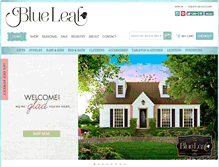 Tablet Screenshot of blueleafhouston.com